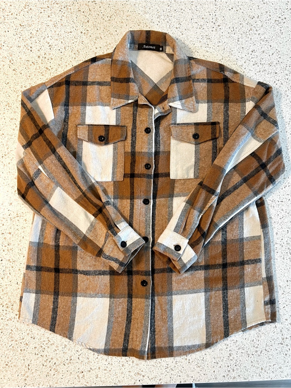 Women’s Oversized Flannel Button Down